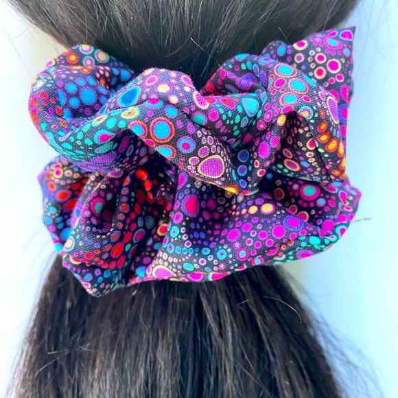 XXL scrunchie Chouchou à cheveux en coton surdimensionné - Picture 1 of 2